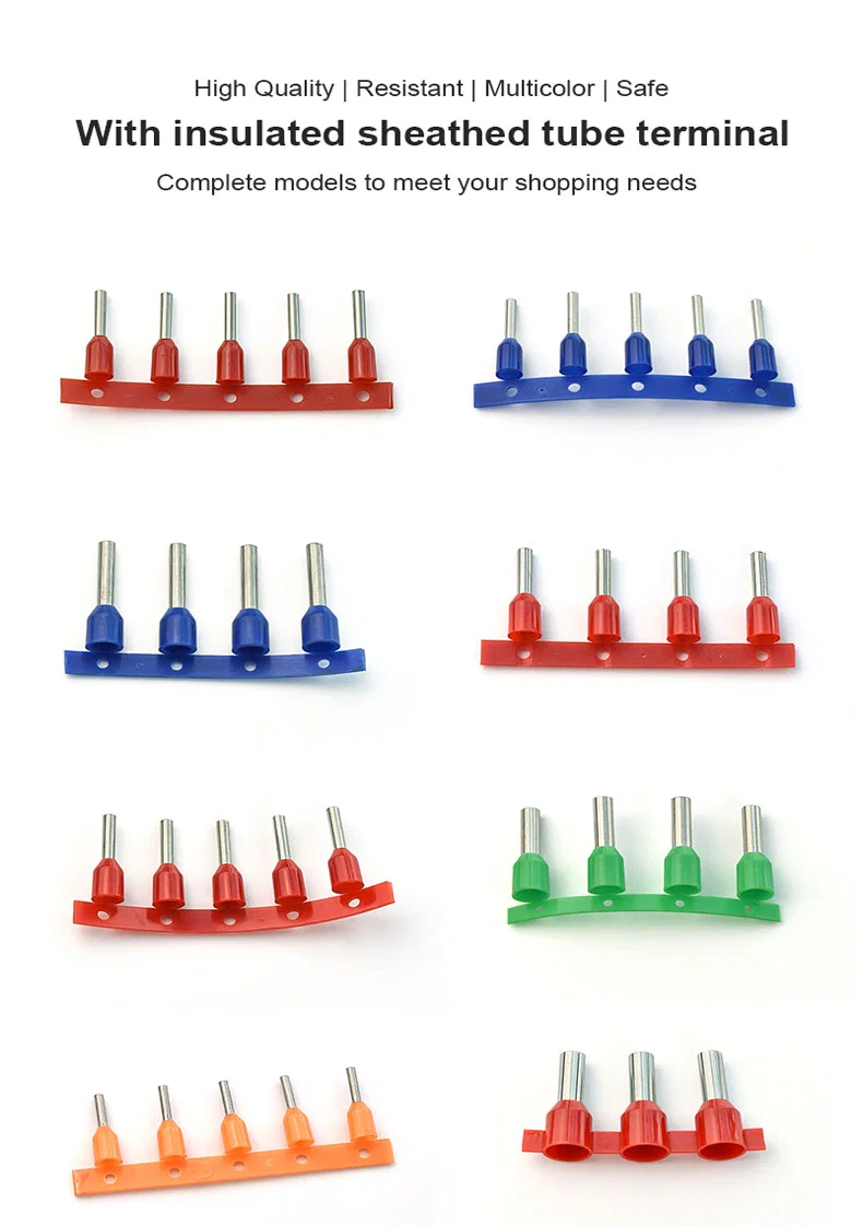 针式端子， 绝缘圆形端子， 管式端子