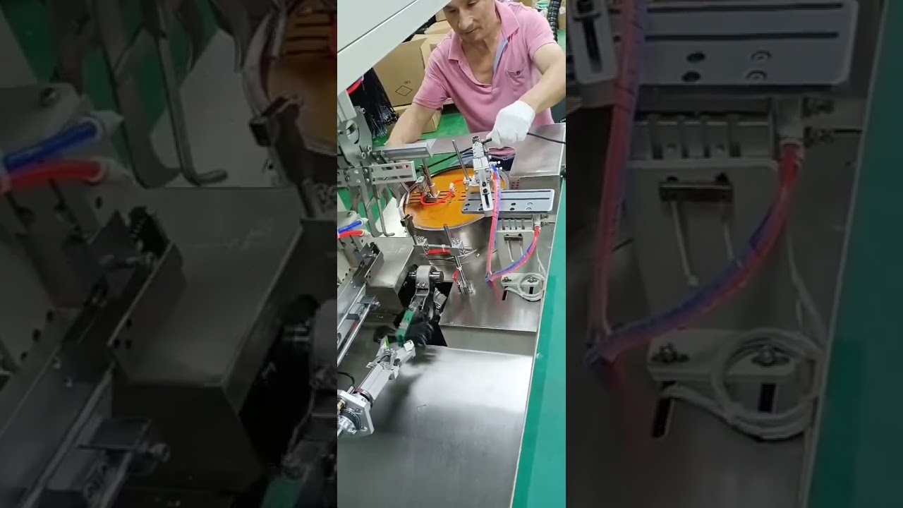 高速全自动绕线扎线机 | 高效传输线缆包装设备