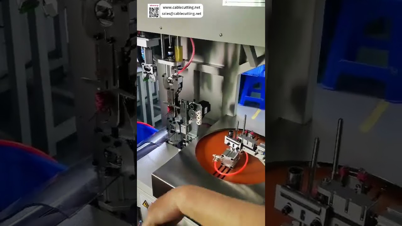 全自动伺服绕线扎线一体机 可调60mm最小长度 高效工业加工工具