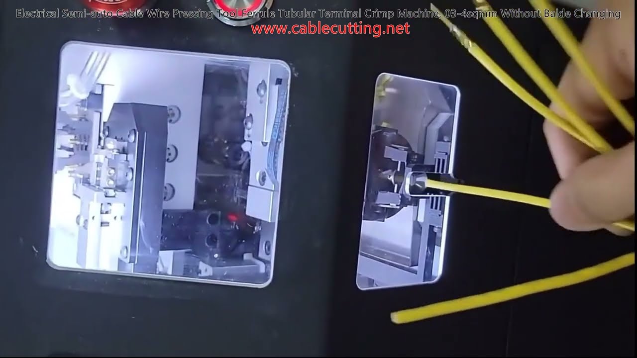 半自动电线端子压接机 | 高效套管压接工具