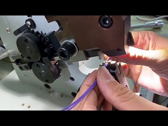 铜带压接机 TDJ 40T | 高效铜线接头、电缆端子制作设备