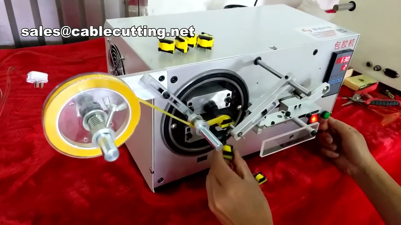变压器线圈包胶机 | 高效自动化绕线包胶设备