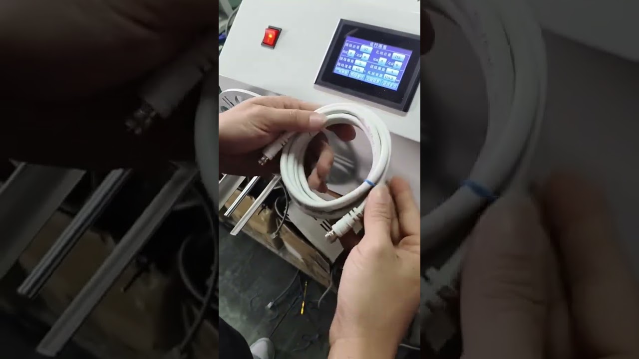 高速绕线扎线机：网线及多线材自动化包装设备