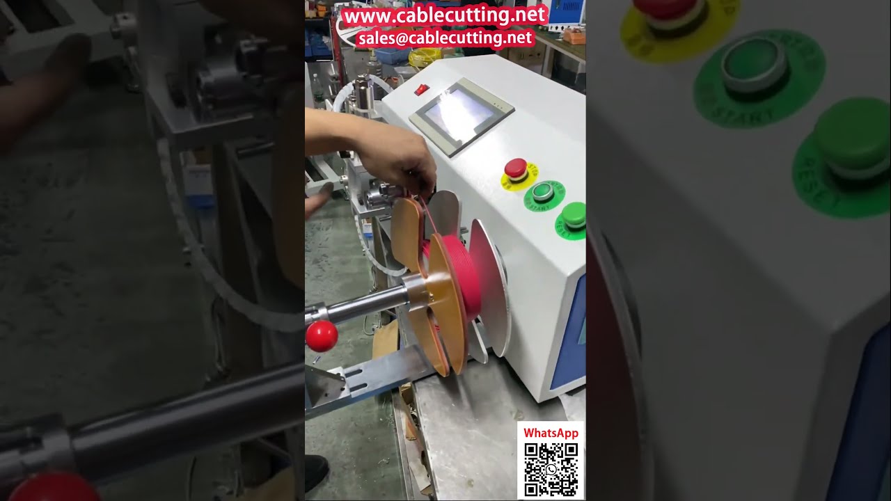全自动硅胶电子线绕线计米裁切机 | 高效分卷设备