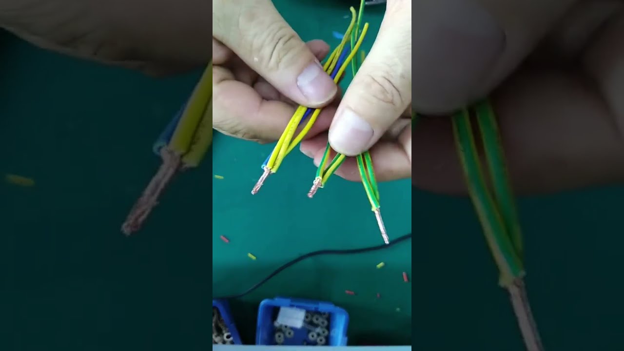 手持式电线扭绞机工作展示 | 工厂自动化设备 #工厂 #机器