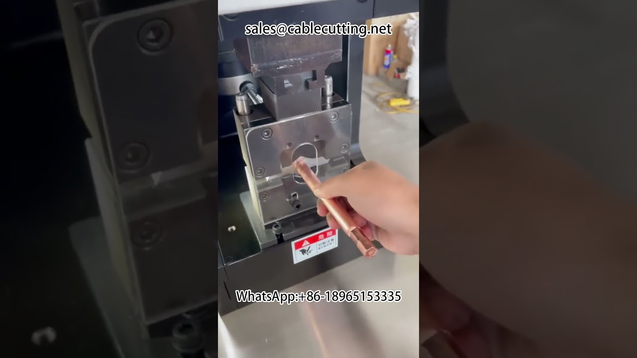30吨伺服压接机 #配120平方六角模具# 线缆剥线机 #工厂自动化设备
