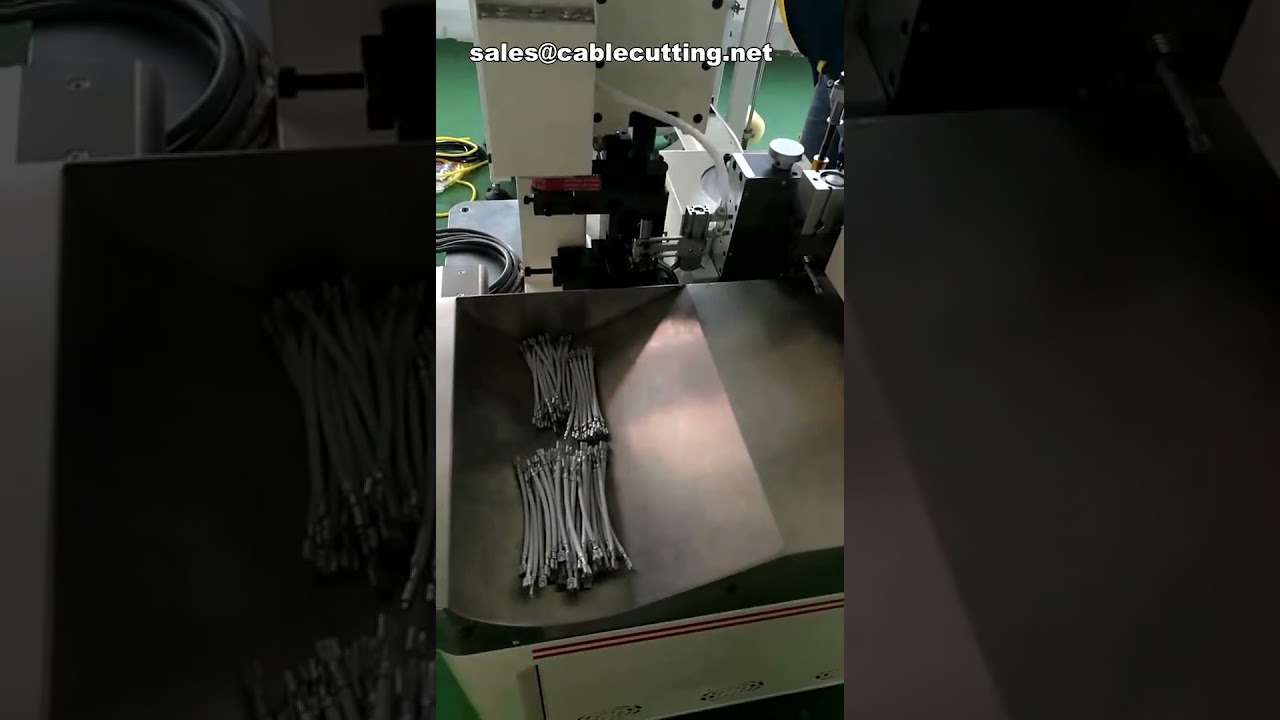 全自动扁平电缆双端压接机，高效端子压接设备