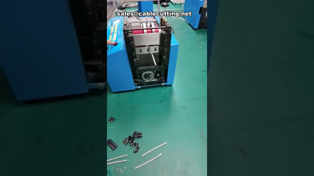 6mm钢丝绳切割机高效作业 | 工业级切断设备演示