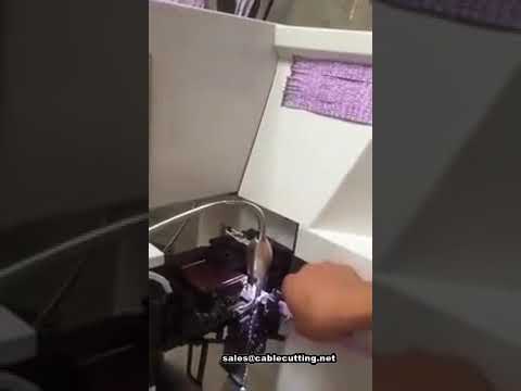 半自动排线剥线压接机 | 高效排线端子压接设备