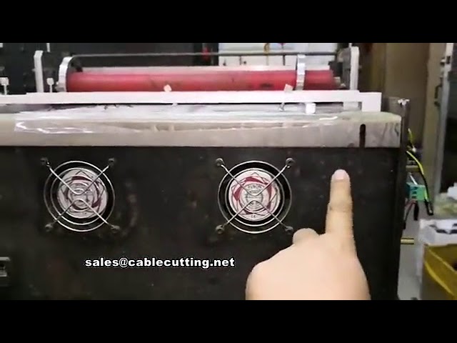 线束加工设备后盖开启操作指南 | 工业自动化维护教程