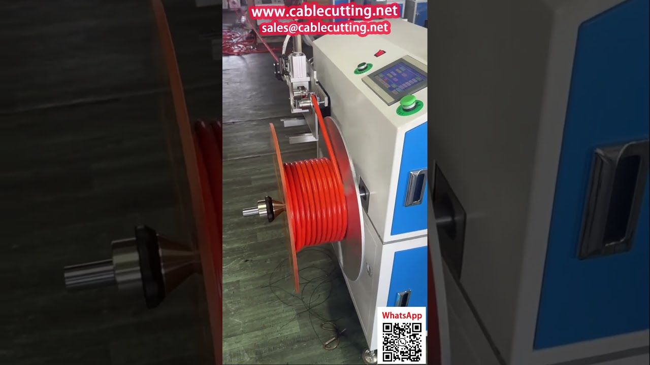 高压清洗机软管自动对齐收卷计数机 | 高效工厂自动化设备