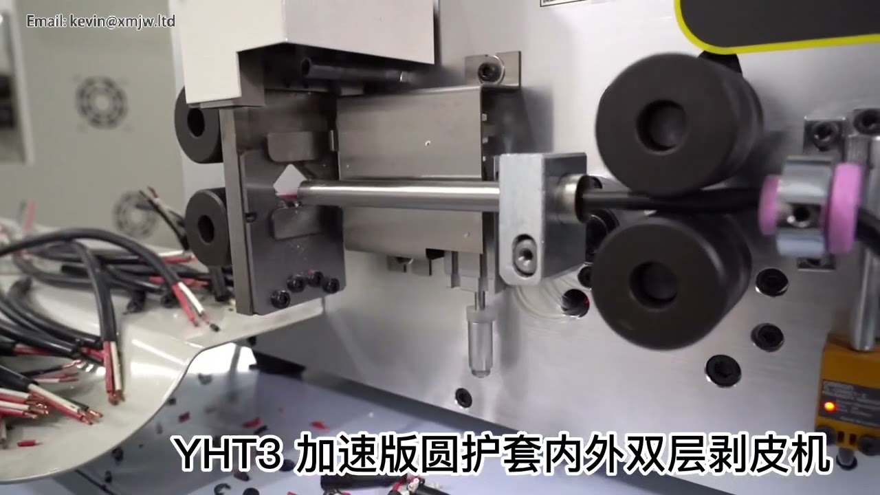 SWT-508 2.7mm 电动圆护套剥线机 | 废电缆剥皮切割刀片一体机