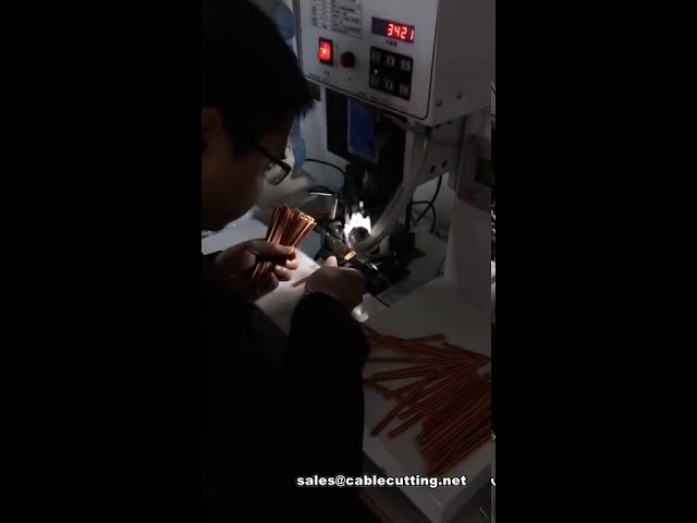 半自动排线压接机 | 高效线束加工设备