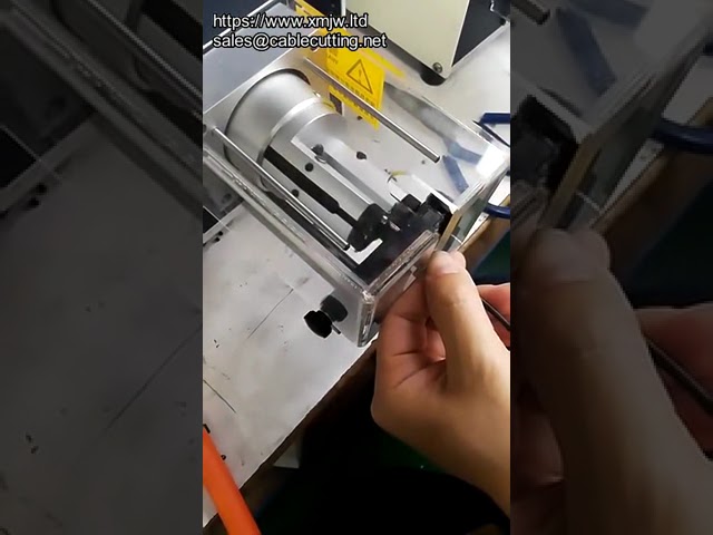 半自动同轴电缆剥线机 | 高效精准线缆加工设备