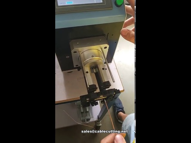 小型同轴电缆剥线机 | 高效电线切割剥皮设备