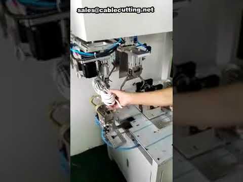 电源线自动绕线扎带机 | 高效电缆整理设备