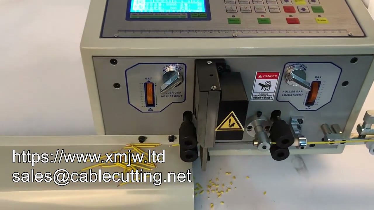 WPM 02 工厂电脑控制电动自动LED剥线剪线机 | 高效工业线束加工设备