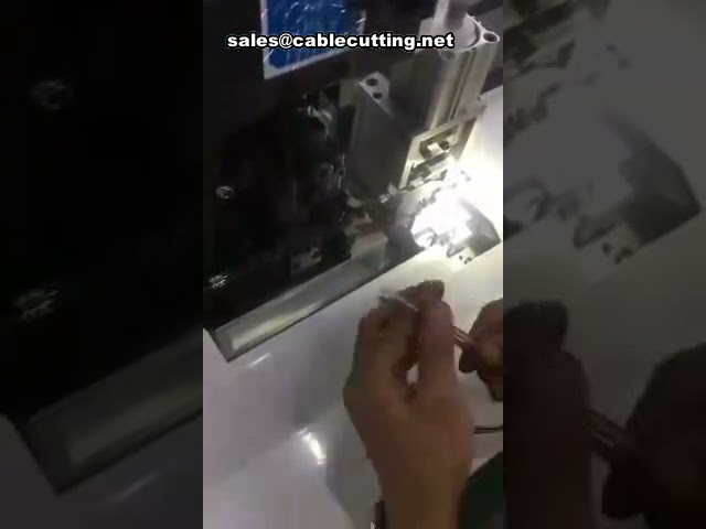 全自动剥线压端子机 | 电线剥皮压接一体机，高效线束加工设备