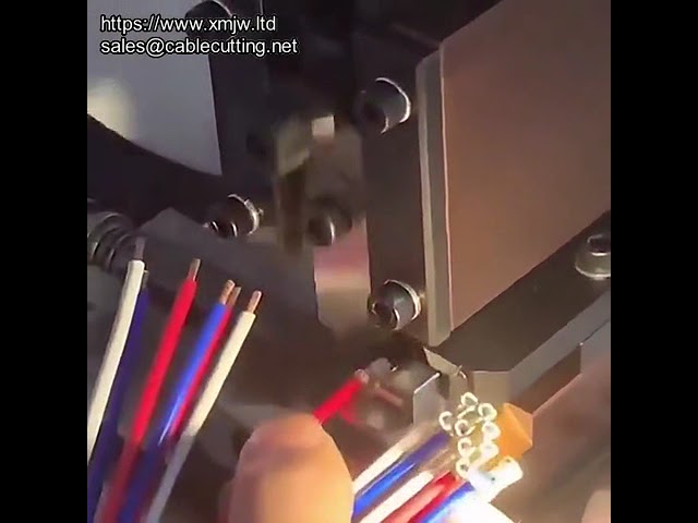 自动振动盘送料端子压接机 | 单粒管状端子批量压接设备