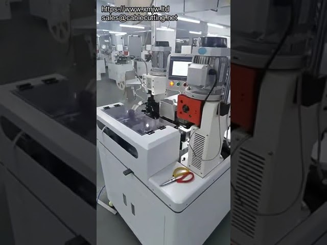 全自动电线裁切剥皮压接机 | 高效线束加工设备