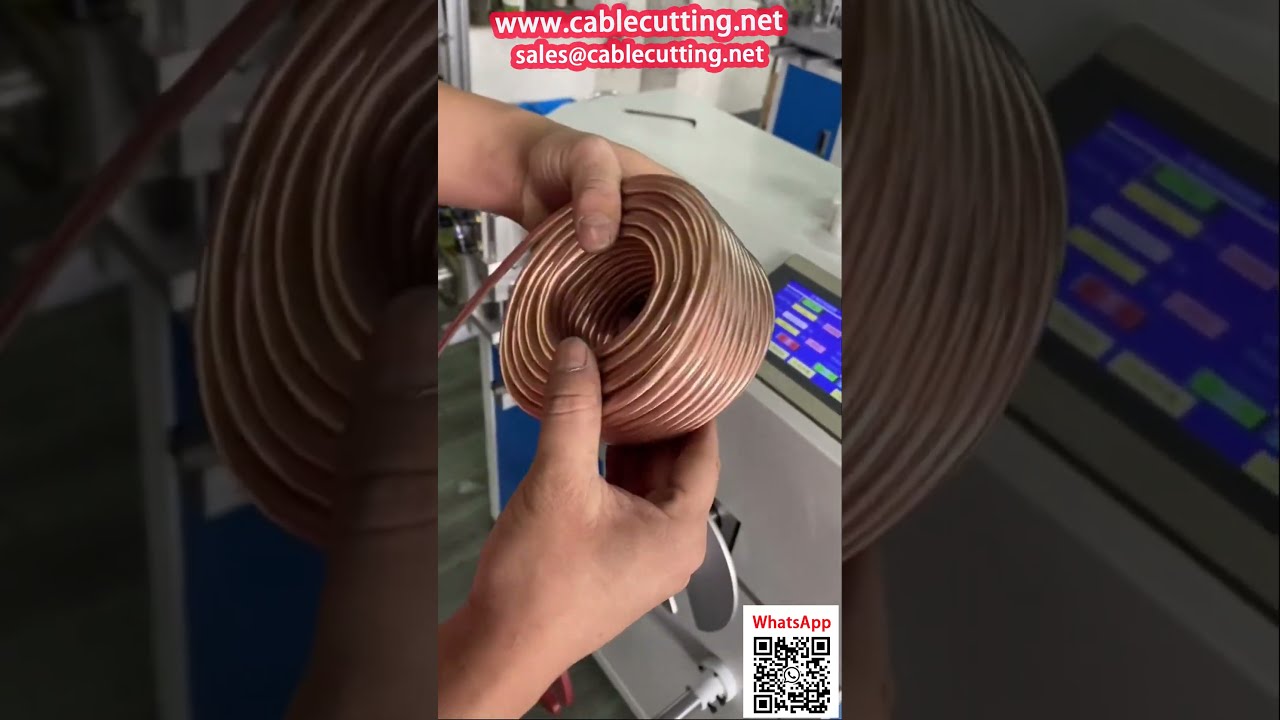 全自动电线收卷机 | 大/小线圈智能排线计数系统