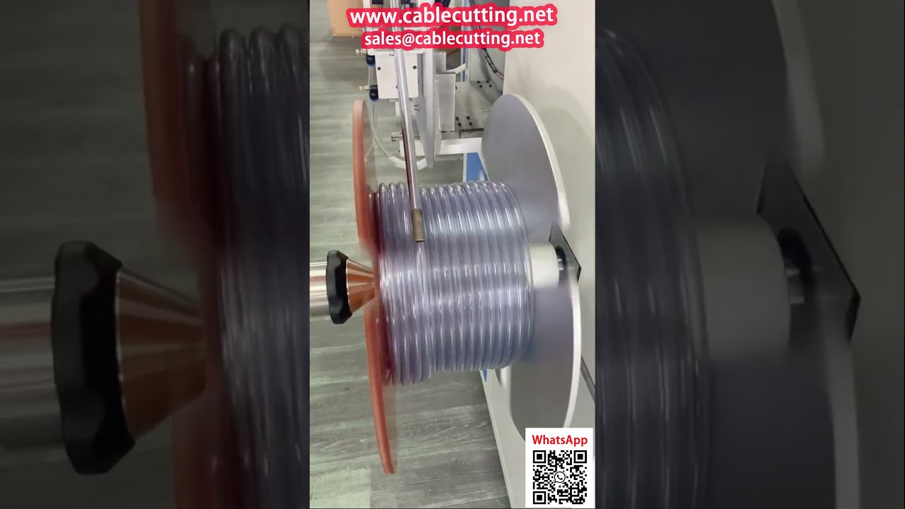PVC/PE/尼龙软管自动盘管机，带米数计数器