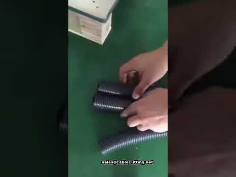 YH B01 厚壁波纹管分切机 | 专业低价管材切割设备